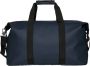 Rains Weekendtas met Verstelbare Schouderband en Ritssluiting Blue Unisex - Thumbnail 1
