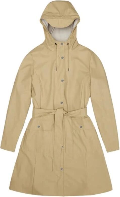 Rains Klieke Waterdichte Jas voor Vrouwen Brown Dames