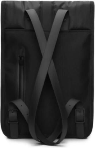 Rains Zwarte Puffed Mini Rugzak Black Heren - Foto 3