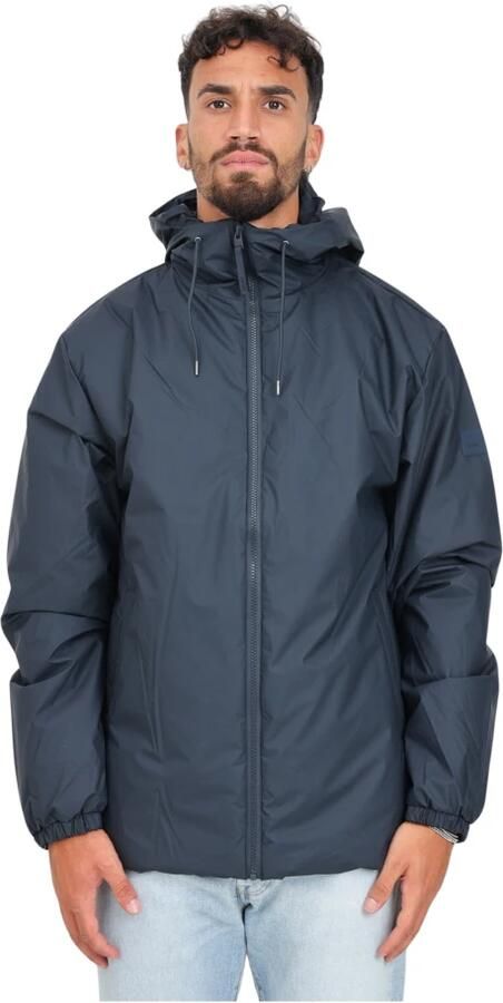 Rains Blauwe Geïsoleerde Jas Lohja Blue Heren - Foto 2