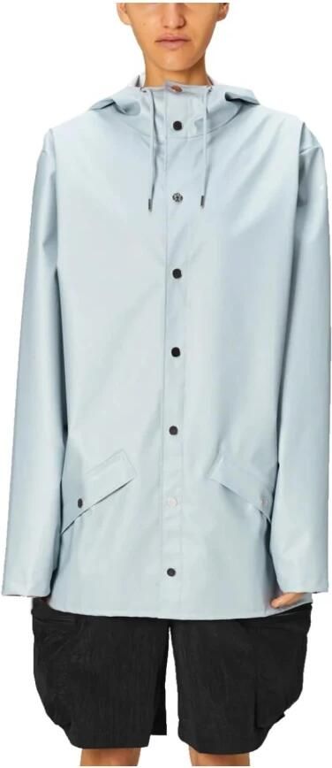 Rains Contemporaine en Functionele Regenjas Blue Unisex