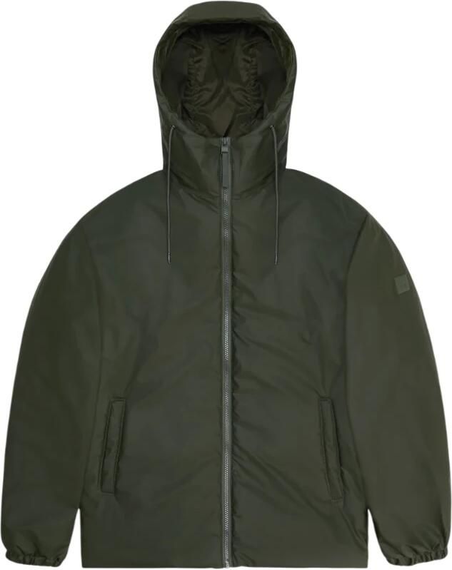 Rains Lange Geïsoleerde Groene Jas Licht Seizoensgebonden Green - Foto 4