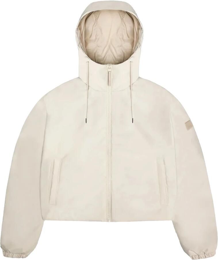 Rains Korte Geïsoleerde Regenjas Beige Heren