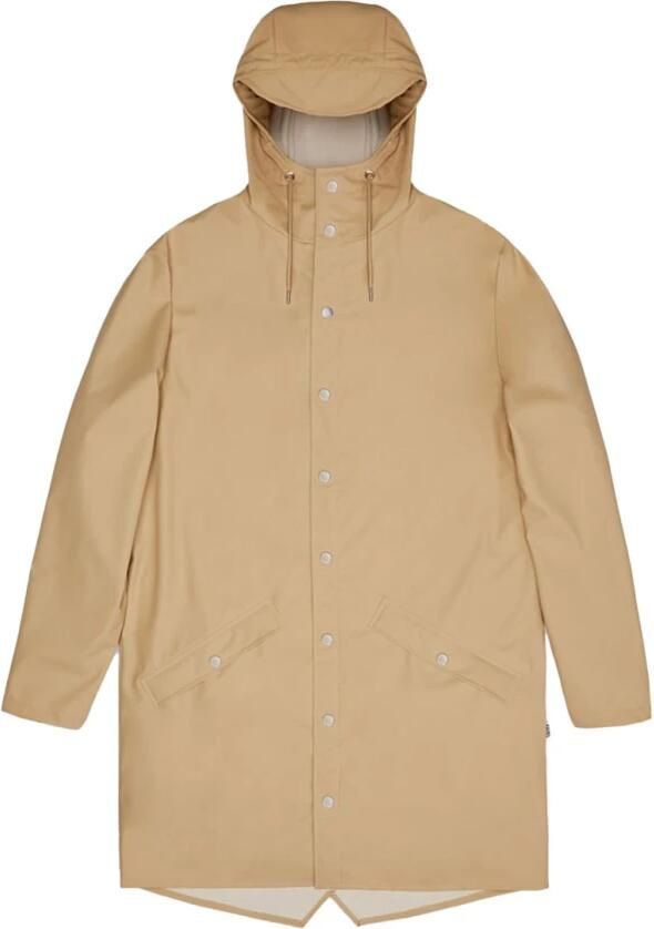 Rains Moderne Unisex Regenjas met Functionele Kenmerken Beige