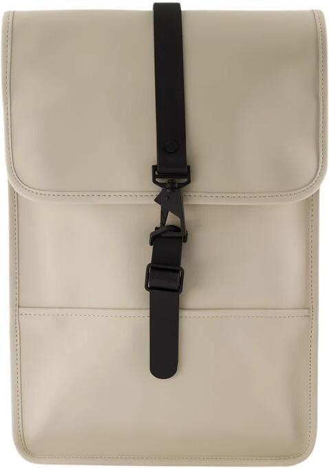 Rains Beige Waterdichte Rugzak met Drukknopen Beige Dames