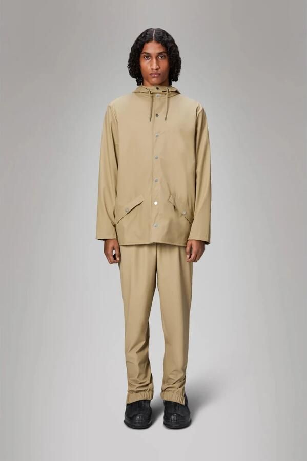 Rains Moderne regenjas met functioneel ontwerp Beige Unisex - Foto 2