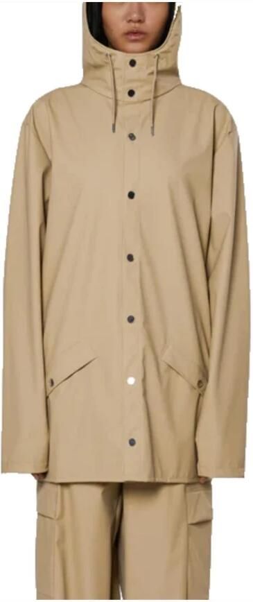 Rains Moderne regenjas met functioneel ontwerp Beige Unisex - Foto 6