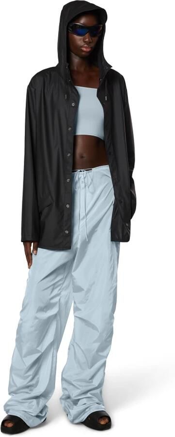 Rains Waterdichte Jas met Verstelbare Capuchon Black - Foto 5