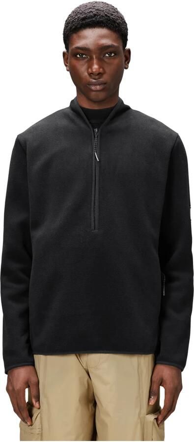 Rains Polar Fleece Hoodie Black Heren