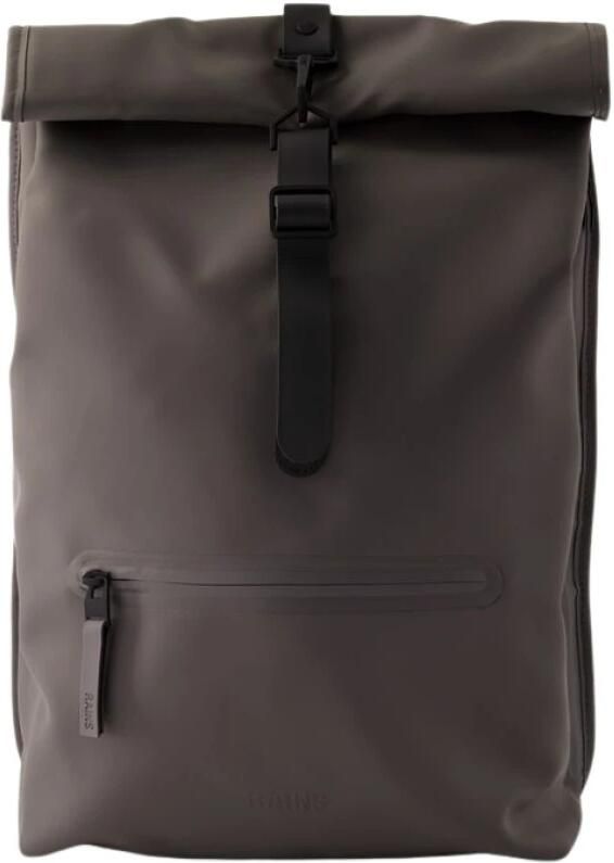 Rains Grijze Waterdichte Rugzak met Handvat en Verstelbare Banden Gray - Foto 13