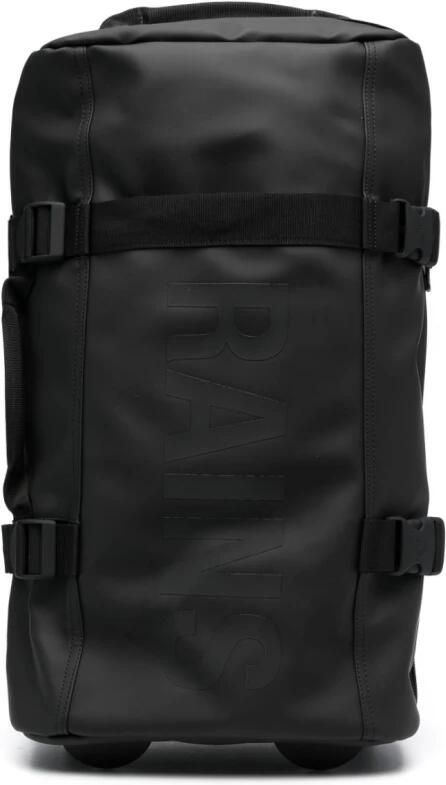 Rains Zwarte Waterdichte Trolleytas met Handvatten en Wielen Black Heren - Foto 3