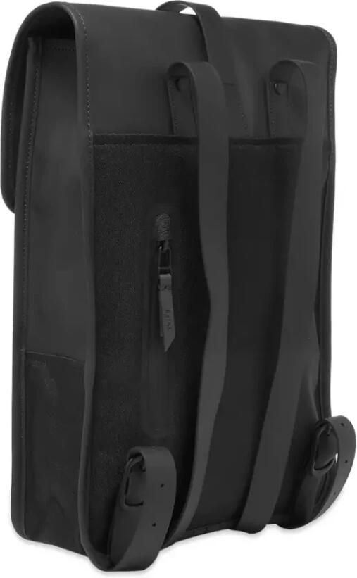 Rains Compacte Waterdichte Rugzak met Laptopvak Black Unisex - Foto 10