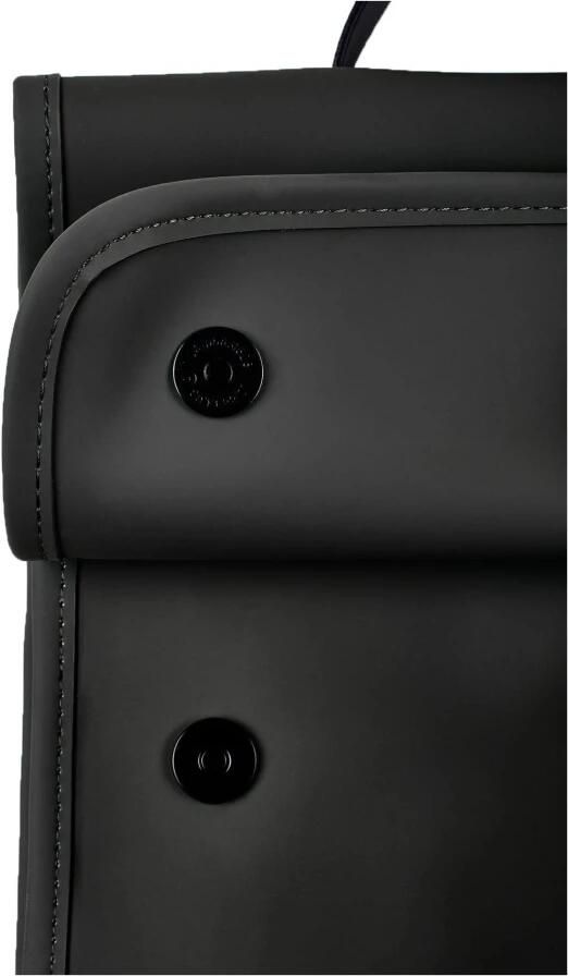 Rains Compacte Waterdichte Rugzak met Laptopvak Black Unisex - Foto 8