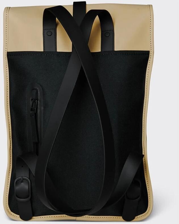 Rains Sand Mini Rugzak Waterdicht Duurzaam Stijlvol Beige Unisex - Foto 3