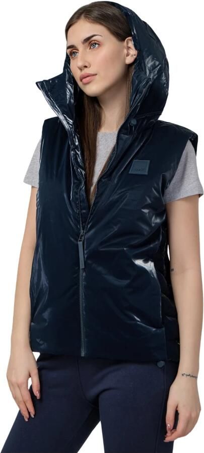 Rains Sporty Loop Vest Ink Blue Dames