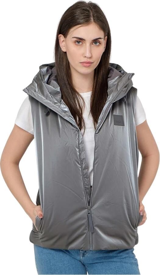 Rains Steel Loop Vest Gray Dames