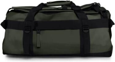 Rains Groene Waterdichte Duffel Tas voor Mannen Green Heren