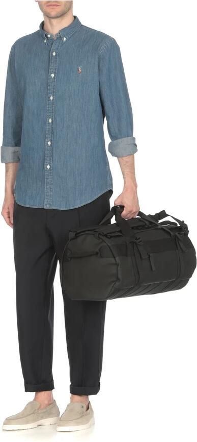 Rains Kleine Texel Duffel Tas Waterdicht en Black Unisex - Foto 5