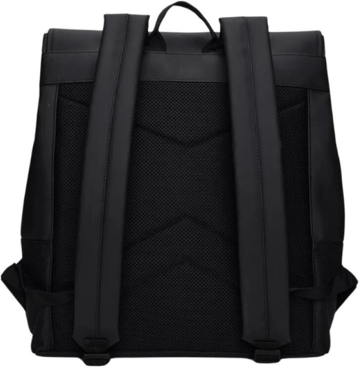 Rains Zwarte Waterdichte Rugzak met Verstelbare Banden Black - Foto 3