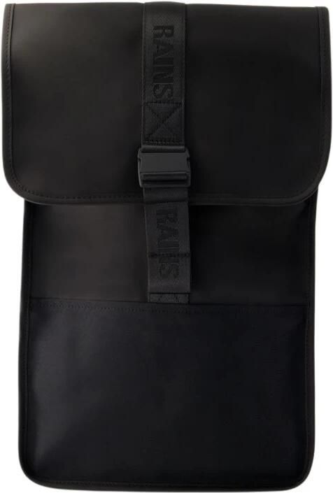 Rains Stijlvolle Zwarte Trail Rugzak Zwart Unisex - Foto 7