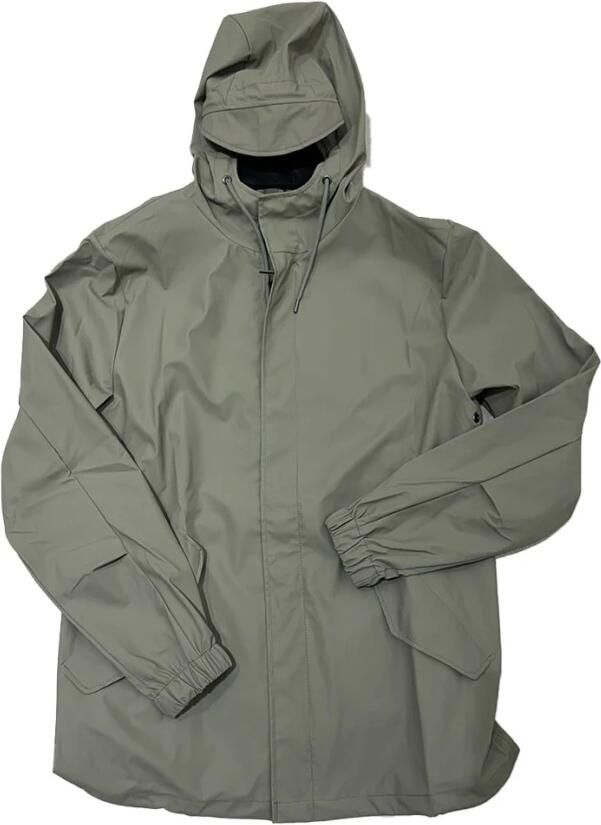 Rains Waterdichte Jas met Capuchon Gray Heren