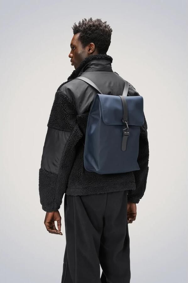Rains Waterdichte Rugzak met Karabijnhaak Blue Unisex - Foto 2
