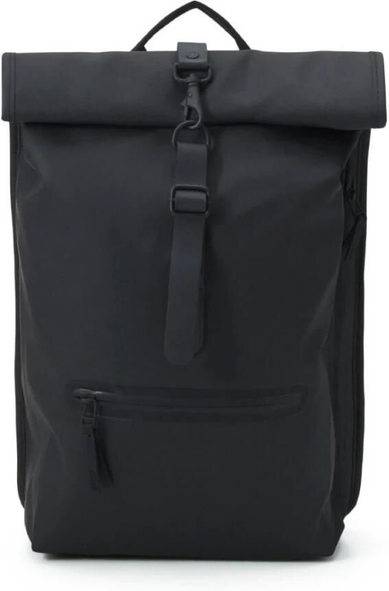 Rains Groene Waterdichte Rugzak met Handvat en Verstelbare Schouderbanden Green - Foto 6