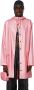 Rains Moderne Waterdichte Unisex Jas Roze - Thumbnail 3