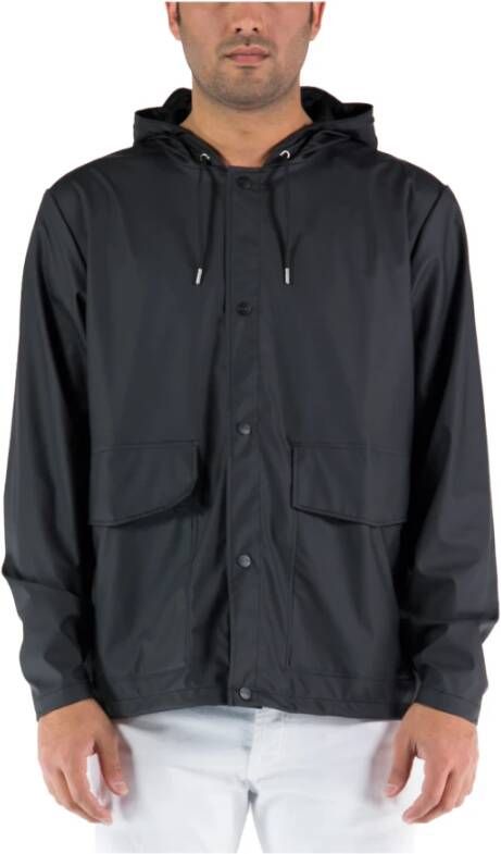 Rains Rain Jackets Black Heren