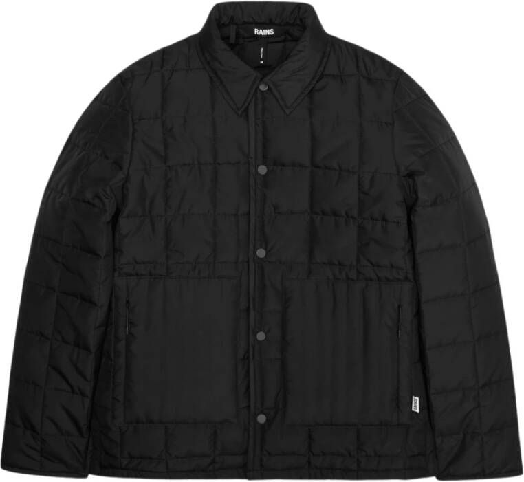 Rains Veelzijdige Liner Shirt Jacket Black Unisex