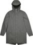 Rains Regenjas van technische stof met capuchon Gray - Thumbnail 1