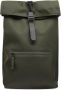 Rains Waterdichte Rolltop Rugzak met Laptopvak Groen Dames - Thumbnail 1