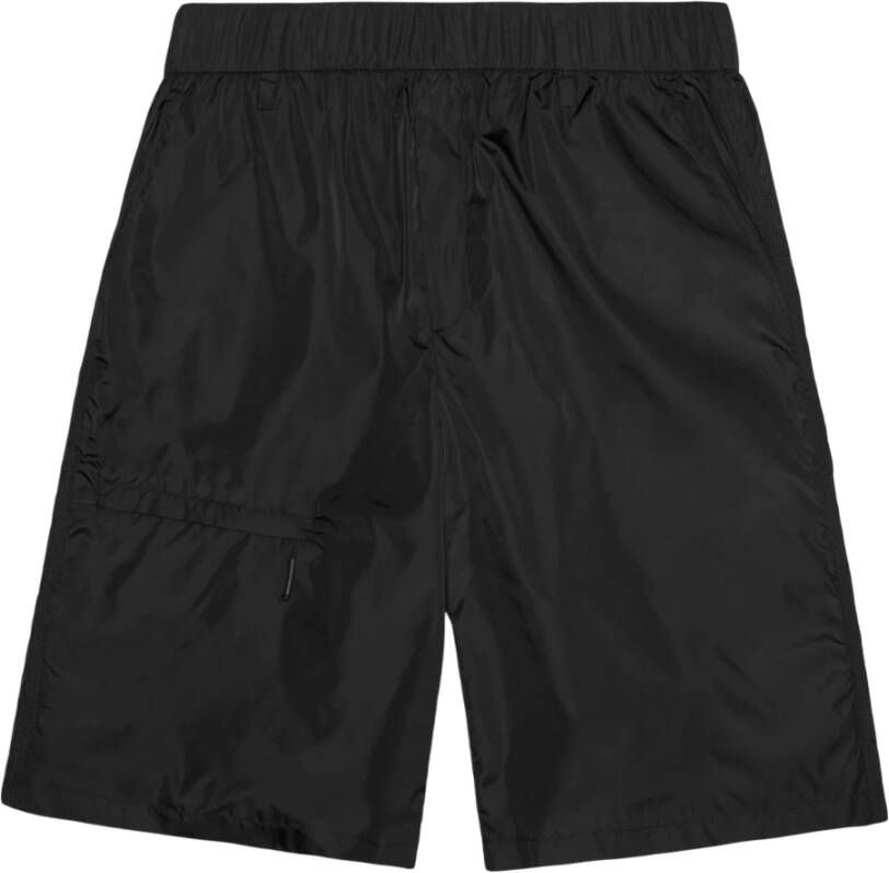 Rains Zwarte reguliere shorts Zwart Dames