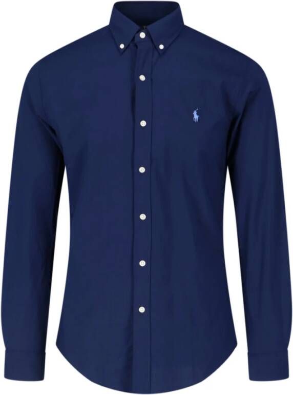Ralph Lauren Basic Logo Polo Shirt Blauw Heren