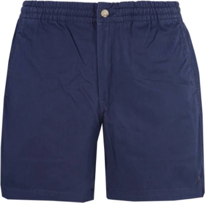 Ralph Lauren Basis Bermuda Shorts Blauw Heren