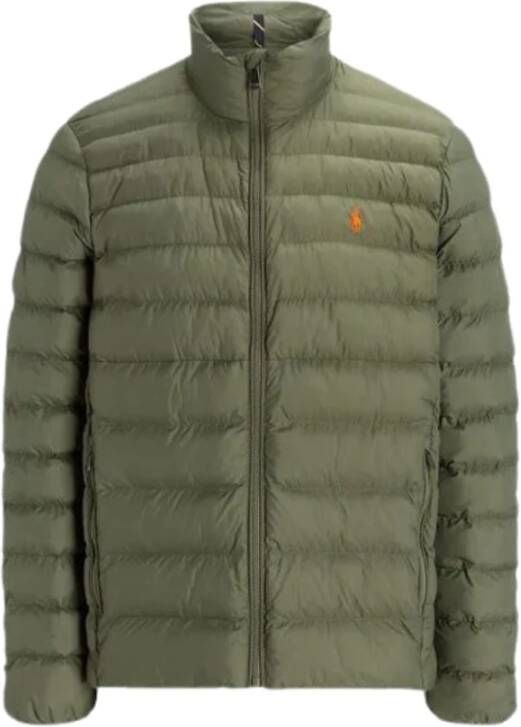 Polo Ralph Lauren Gewatteerd jack met labelstitching model 'TERRA'