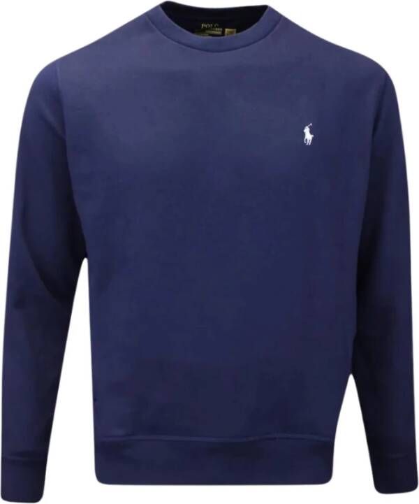 Ralph Lauren Basis Sweatshirt Blauw Heren