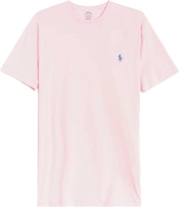Ralph Lauren Basis T-Shirt Roze Heren