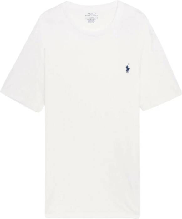 Ralph Lauren Basis T-Shirt Wit Heren