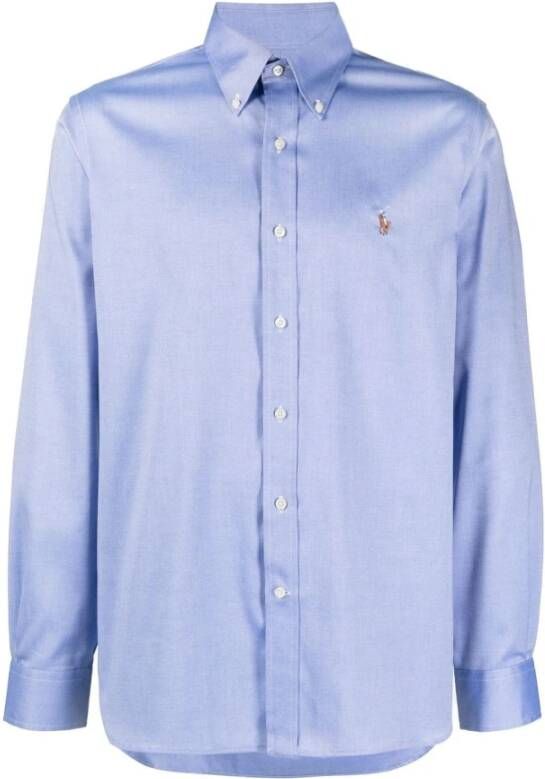 Ralph Lauren Blauwe Polo Shirts Blauw Heren