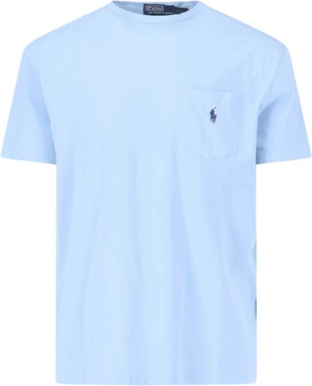 Ralph Lauren Blauwe Polo T-shirts en Polos Blauw Heren