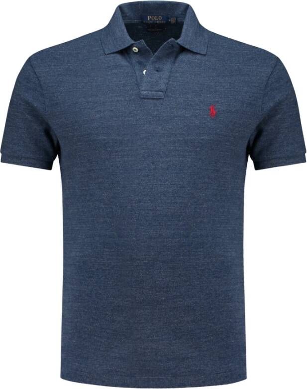 Ralph Lauren Blauwe poloshirt met korte mouwen Blue Heren
