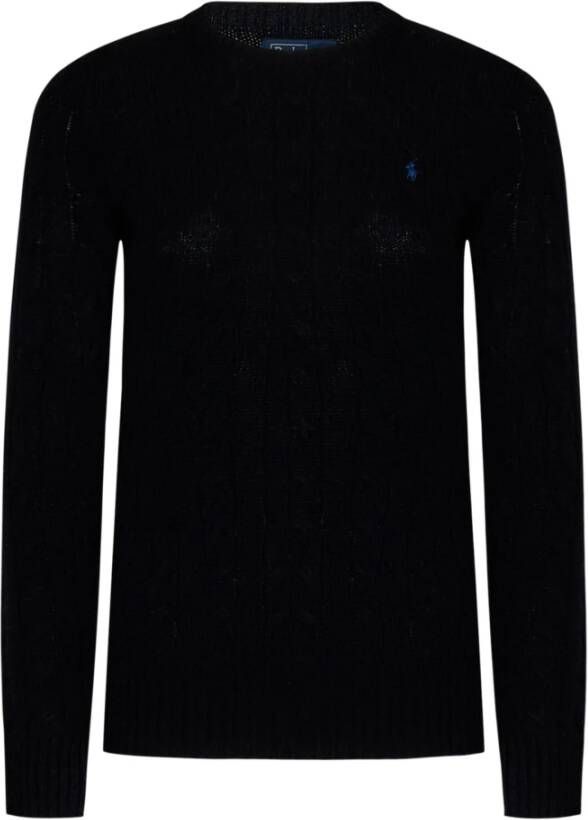 Ralph Lauren Zwarte Sweaters Juliana Lange Mouw Pullover Black Dames