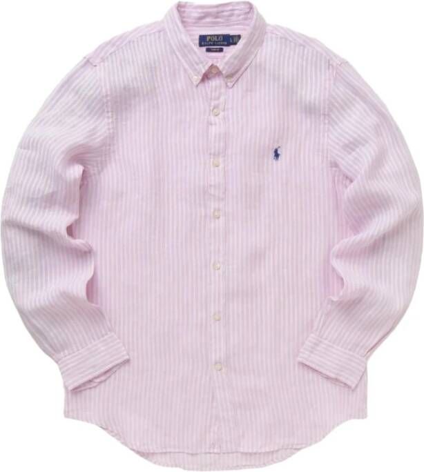Ralph Lauren Camicia Overhemd Roze Heren