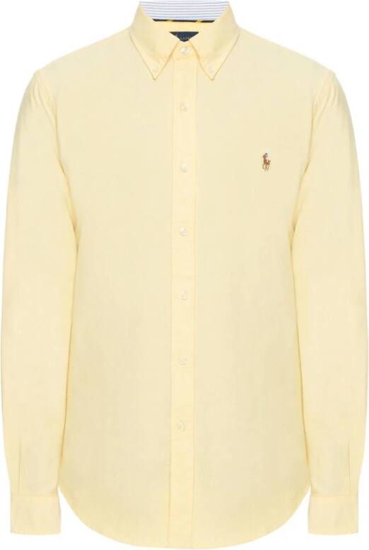 Polo Ralph Lauren Slim Fit Lisa Oxford Overhemd Yellow Heren