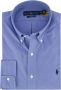 POLO Ralph Lauren custom fit overhemd met stretch blue end-on-end - Thumbnail 2