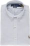 Ralph Lauren Slim Fit Blauw Wit Gestreept Oxford Overhemd voor Heren Blauw Heren - Thumbnail 3