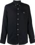 Polo Ralph Lauren Zwarte Polo Shirt met Button-Down Kraag en Geborduurd Pony Logo Black Heren - Thumbnail 3