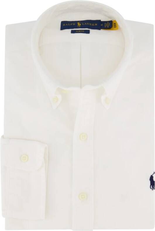 Ralph Lauren Casual Wit Polo Overhemd White Heren