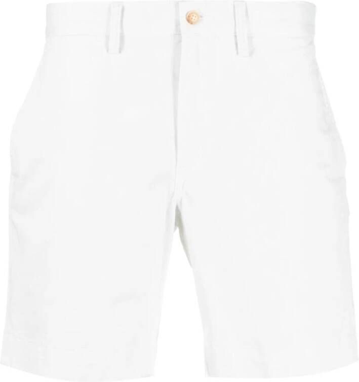 Ralph Lauren Casual witte katoenen shorts White Heren